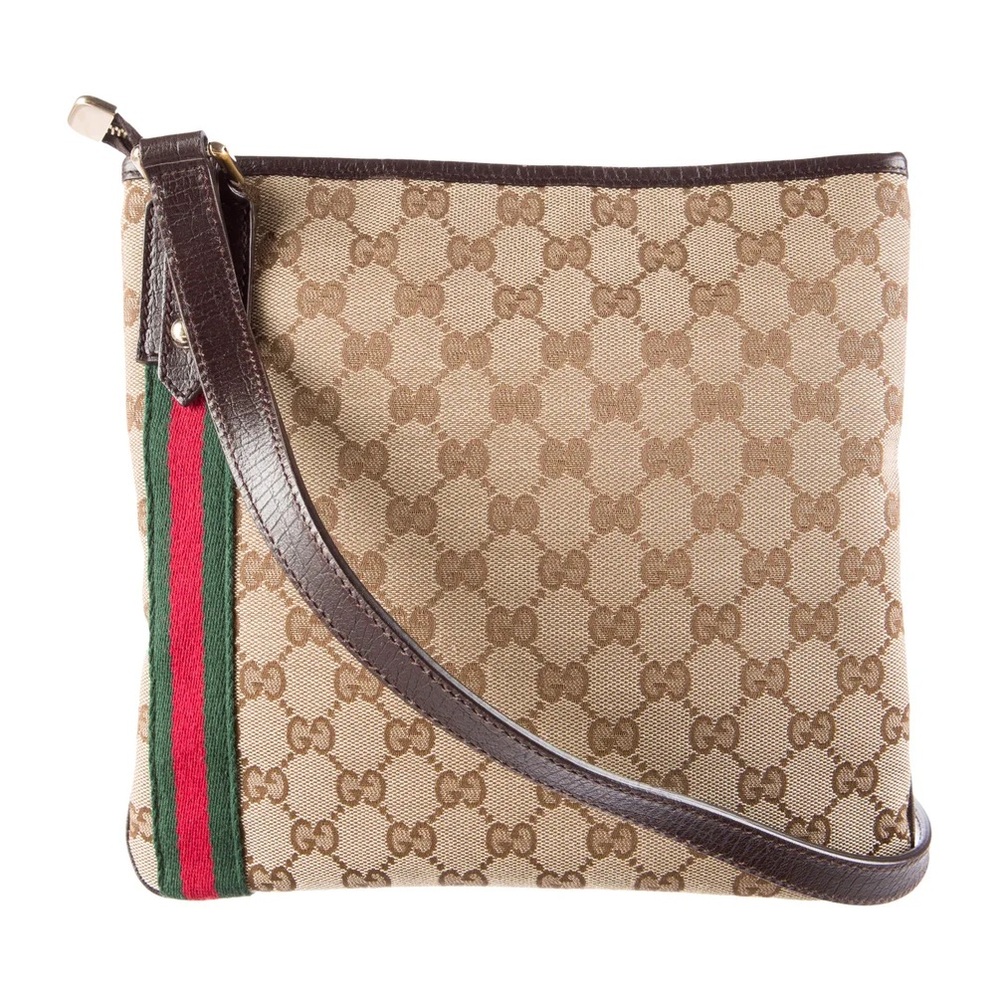 Gucci Beige and Brown Crossbody Bag
